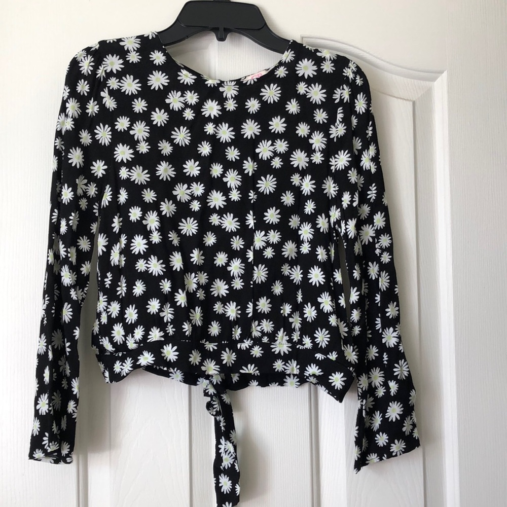 GB Girls Flowered Top